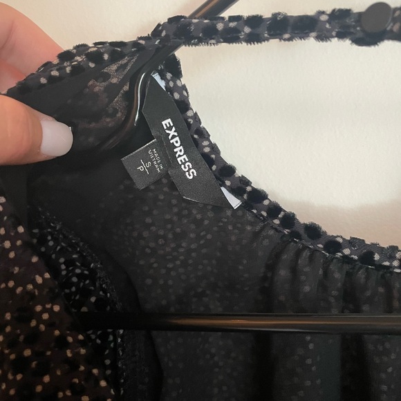 Express Puffed Sleeve Blouse Size Small - Picture 3 of 4